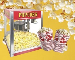 Popcorn machine (Includes 50 servings)