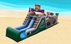 47FT Pixelated Obstacle (Wet/Dry)